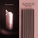 An example of deformation caused by low quality cutting equipment. SCS Wire's custom designed and built systems eliminates such problems