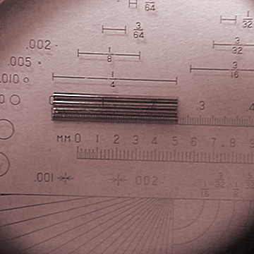 Precision cutting: Our systems do not use
cams to control cutting operations